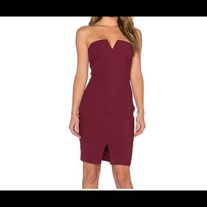 Elizabeth and James Black Cherry Naveen Dress 4